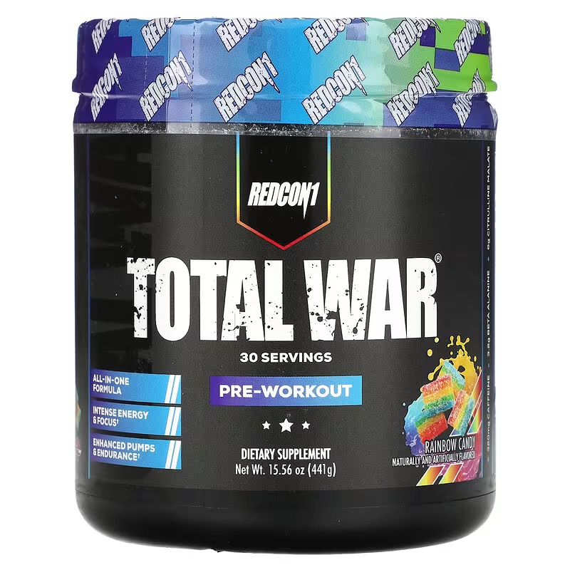 Redcon1, Total War, Pre-Workout, Rainbow Candy